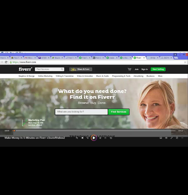 Make Money In 5 Minutes on Fiverr (Video)